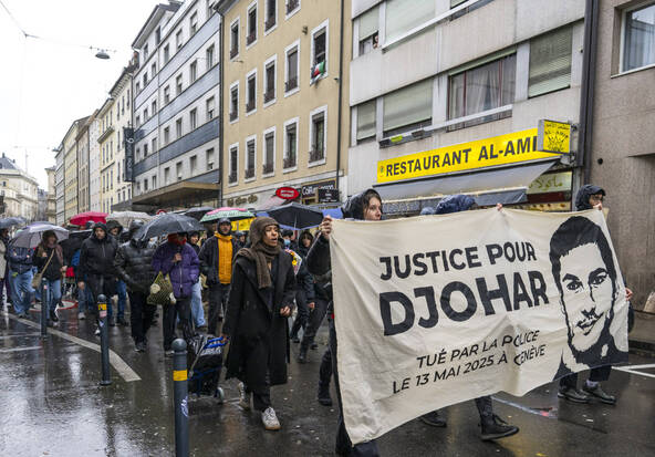 Hommage pour l'homme abattu aux Pâquis par un policier en mai 2025