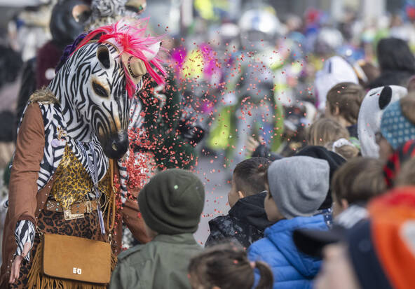 45'000 personnes au carnaval de Lucerne pour le cortège du lundi