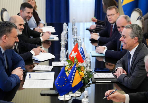 Ignazio Cassis réaffirme l’engagement de l’OSCE en Bosnie