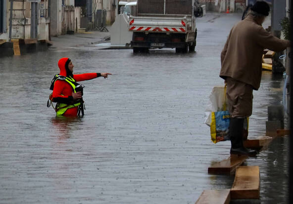 Lente décrue dans une partie de l'ouest de la France