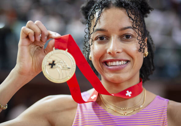 Audrey Werro comme à la parade