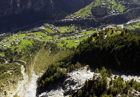 St-Nicolas (VS): un minage pour éviter tous risques supplémentaires
