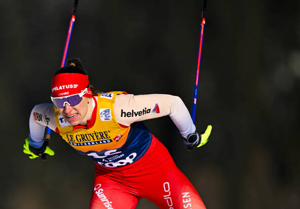Coupe du monde: Nadine Fähndrich termine troisième du sprint