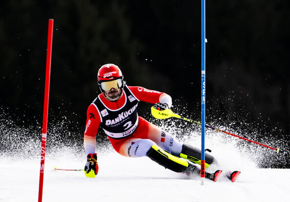 Slalom à Hafjell: Loïc Meillard a frôlé la victoire