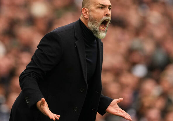 Tottenham: Tudor s'en va après 44 jours sur le banc