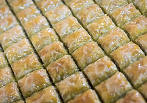 Il franchit la frontière avec 270 kg de baklavas non déclarés