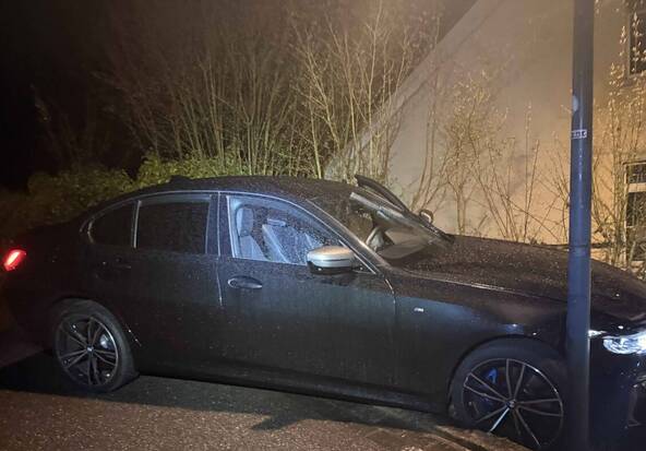 Turgi (AG): une BMW volée percute un lampadaire