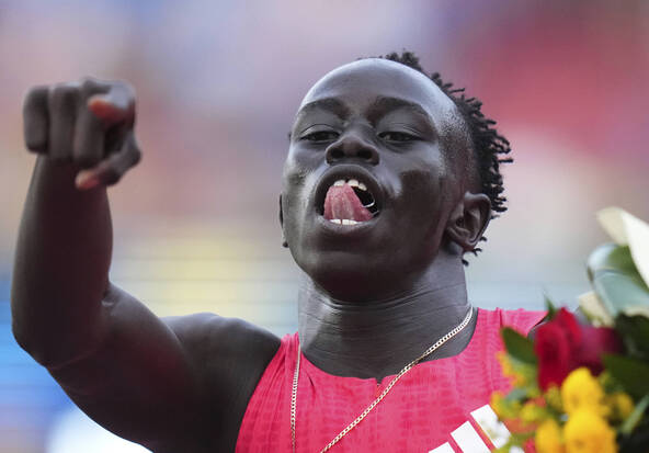 Gout Gout réussit 19''67 sur 200 m, à 18 ans