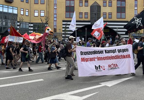 Asile: manifestation transfrontalière près de Bâle