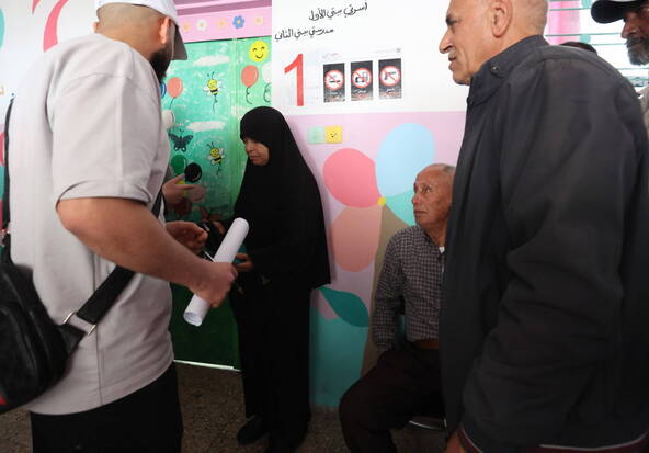 Des Palestiniens appelés à voter aux municipales