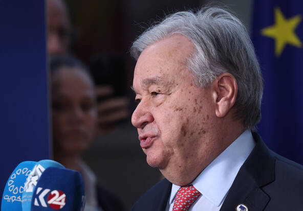 Armes nucléaires: la crédibilité s'effrite, selon Antonion Guterres