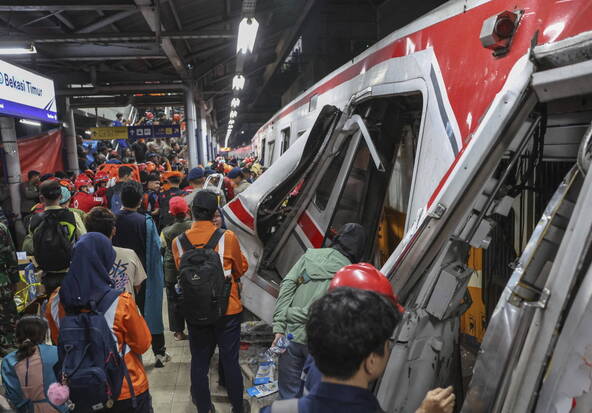 Indonésie: sept morts dans une collision ferroviaire