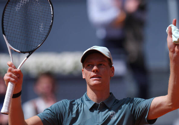 Sinner passe en quarts de finale à Madrid