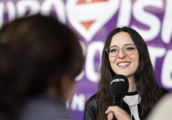 Eurovision: Veronica Fusaro prend le train pour Vienne
