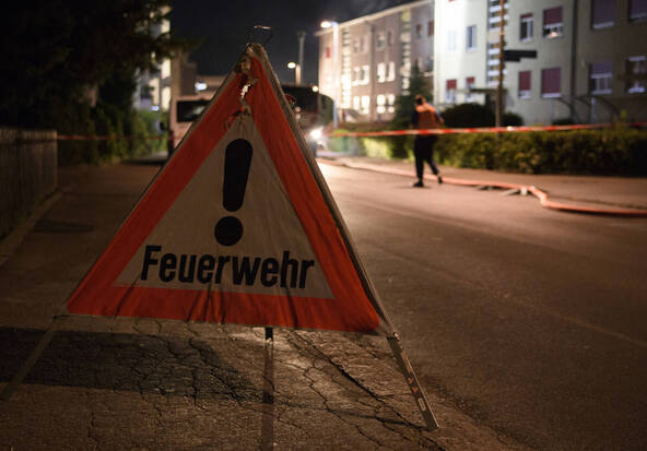 Intervention massive des pompiers à Langnau