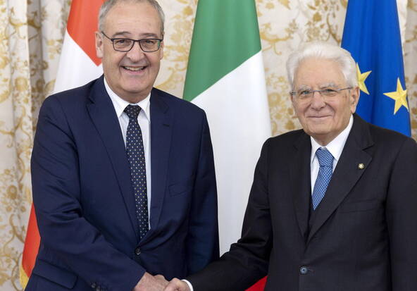 Parmelin à Rome: « Pas de frais d'hospitalisation pour les victimes »