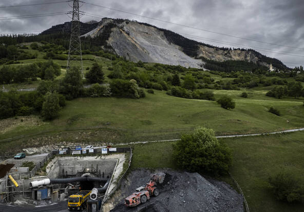 Le village de Brienz (GR) se repeuple grâce au terrain stabilisé