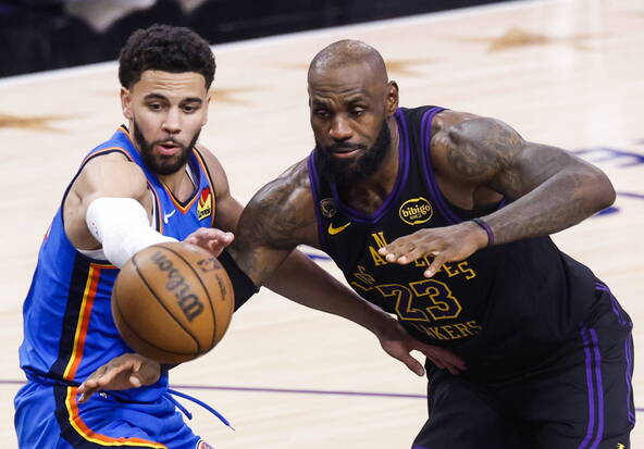 Les Lakers de LeBron James éliminés par le Thunder