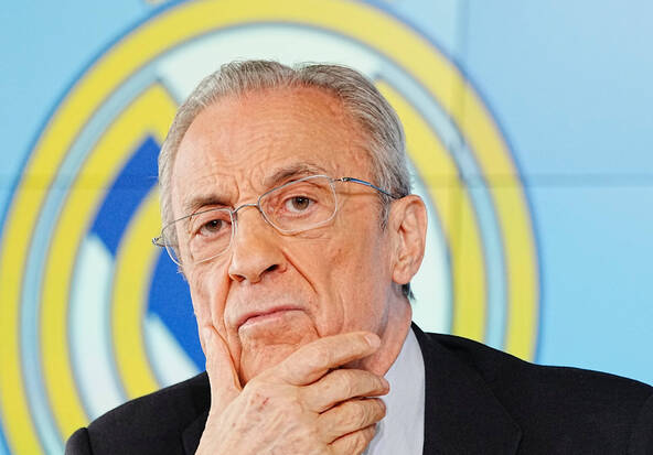Liga: Le président du Real Madrid Florentino Pérez se représente