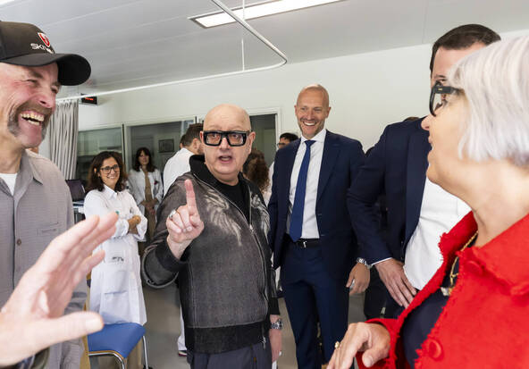 Baume-Schneider à la rencontre de transplantés aux HUG à Genève