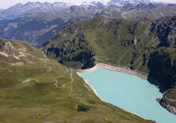 Le barrage de Moiry (VS) devrait être rehaussé de neuf mètres