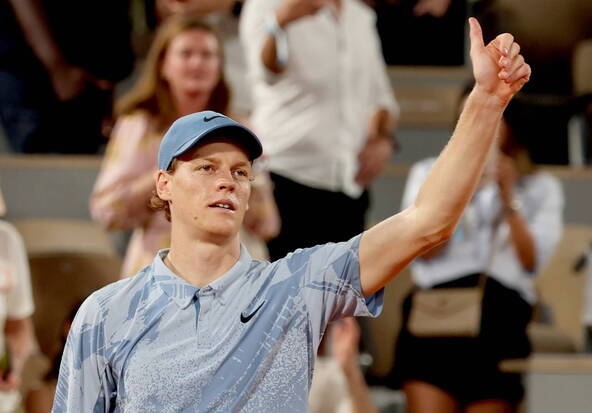 Entrée en lice maîtrisée pour Sinner à Roland-Garros