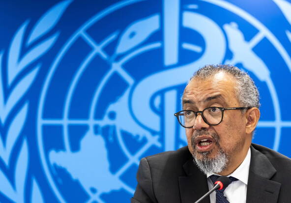 « Ce n'est pas juste », dit Tedros à la population de l'Ituri