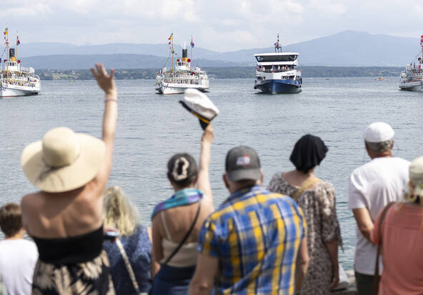Nyon: la parade navale de la CGN a réuni plus de 8000 personnes