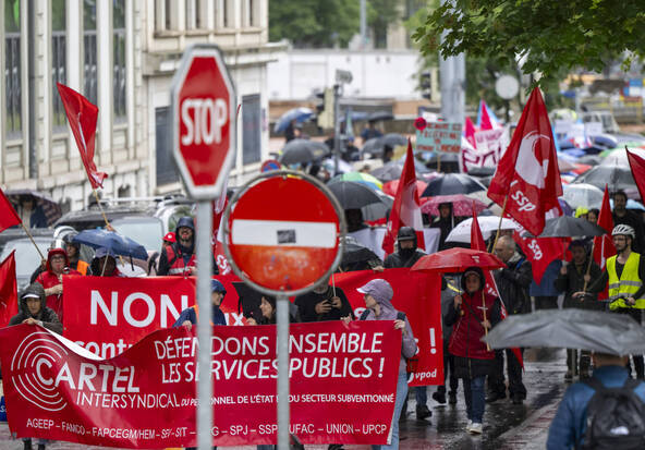 Fonctionnaires genevois: troisième jour de grève et de manif