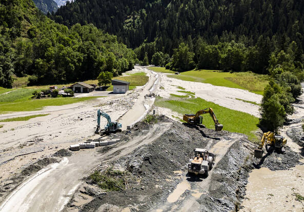 Intempéries: plusieurs crédits en faveur du Val de Bagnes