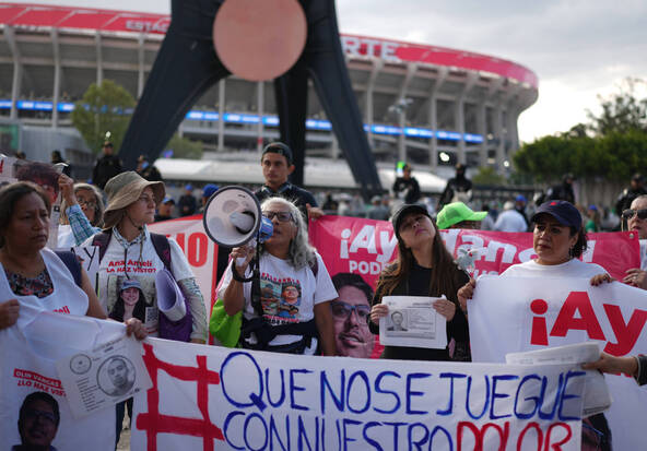 Cdm 2026: Des manifestants bloquent l'accès du stade de Mexico