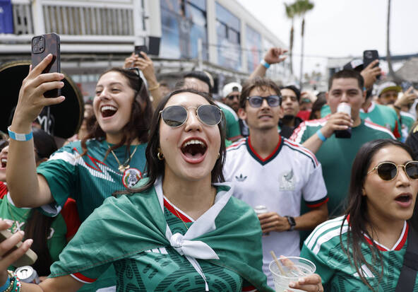 Une entame festive pour la communauté mexicaine