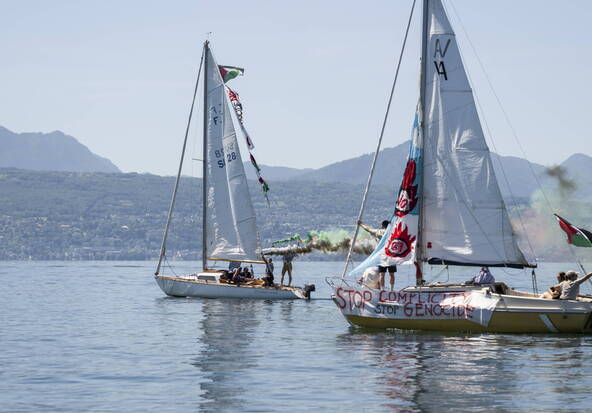 Une flotille pour Gaza sur le Léman