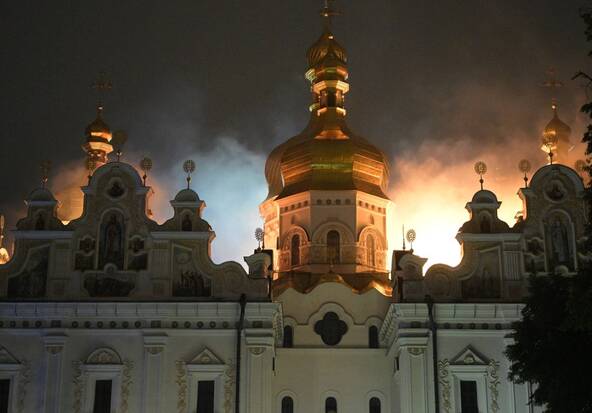 Une attaque de missiles en cours sur Kiev