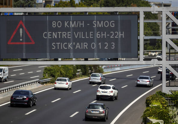 La qualité de l'air continue de s'améliorer à Genève