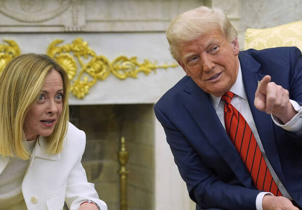 Italie: colère après des critiques attribuées à Trump contre Meloni