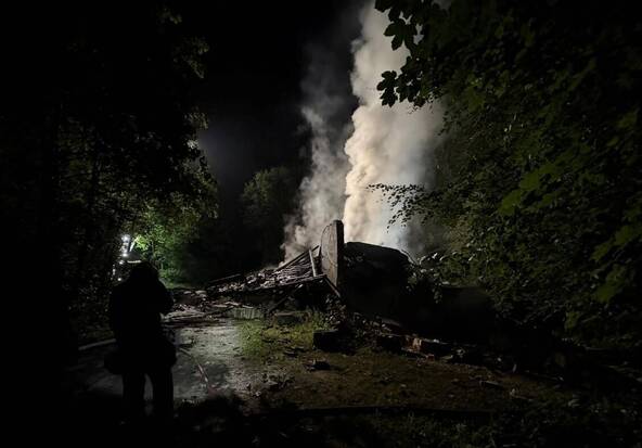 Uitikon-Waldegg (ZH): le feu a ravagé un dépôt de feux d'artifice