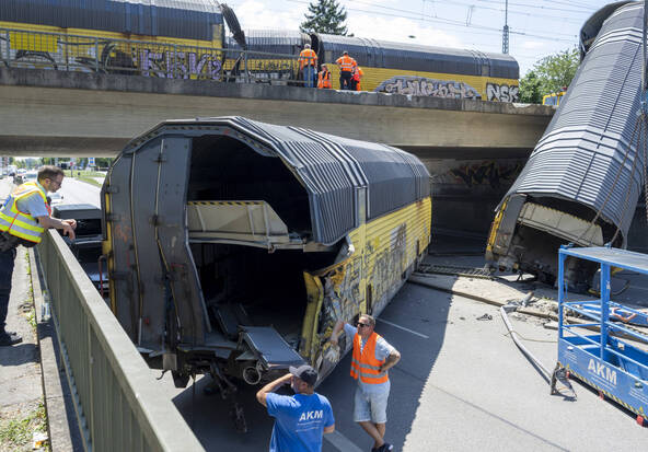 Un mort dans une collision de trains de marchandises à Munich