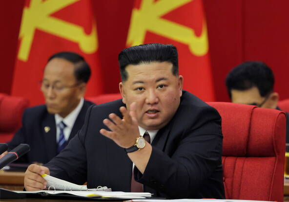 Kim veut une Corée du Nord plus forte face au risque de « guerre »