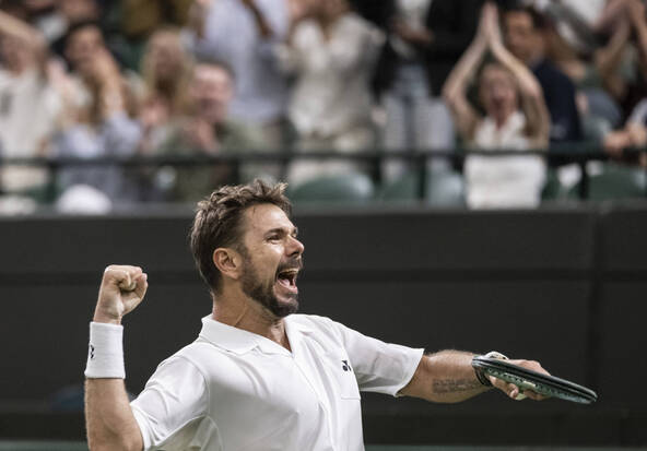 Wawrinka se bat comme un lion mais s'incline au premier tour
