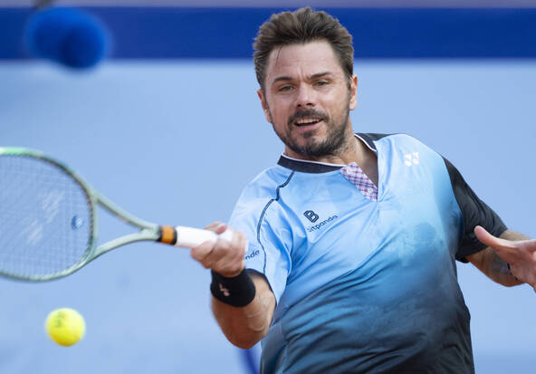 Stan Wawrinka face à Jaime Faria au premier tour