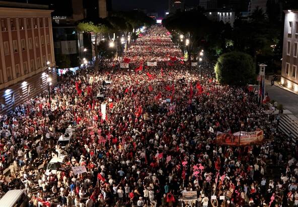 Nouvelle manifestation en Albanie contre un projet lié aux Trump