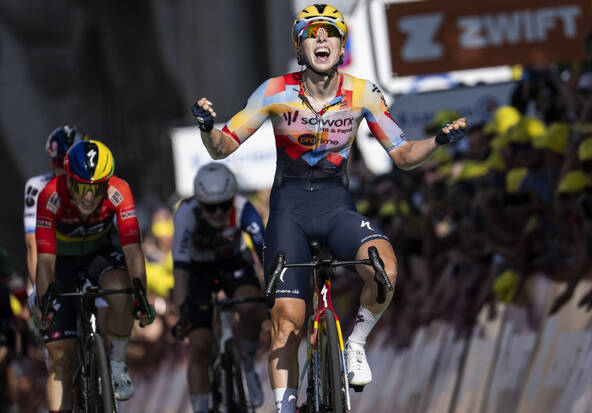 Lorena Wiebes remporte la 1re étape à Lausanne