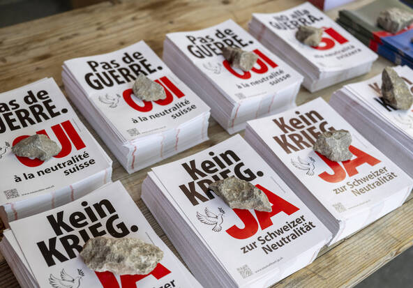 Initiative sur la neutralité: le comité du oui lance sa campagne