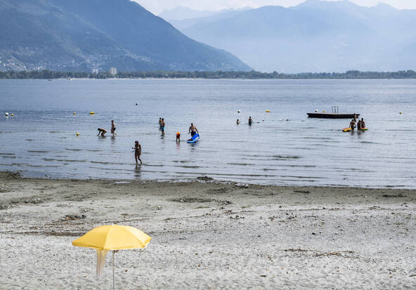 Le niveau du lac Majeur au plus bas
