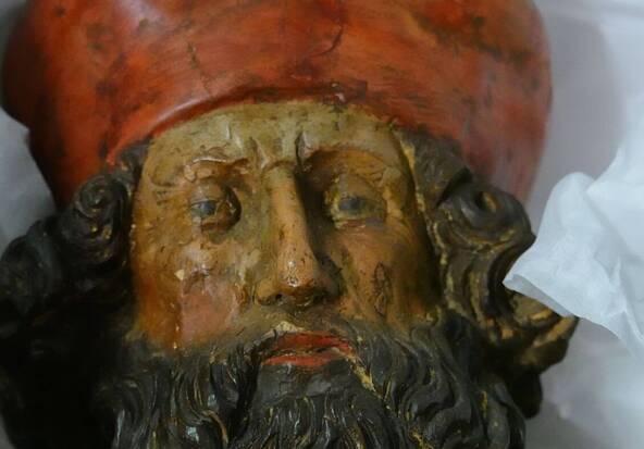Baltschieder: le Musée alpin de Berne restitue la statue d'un saint
