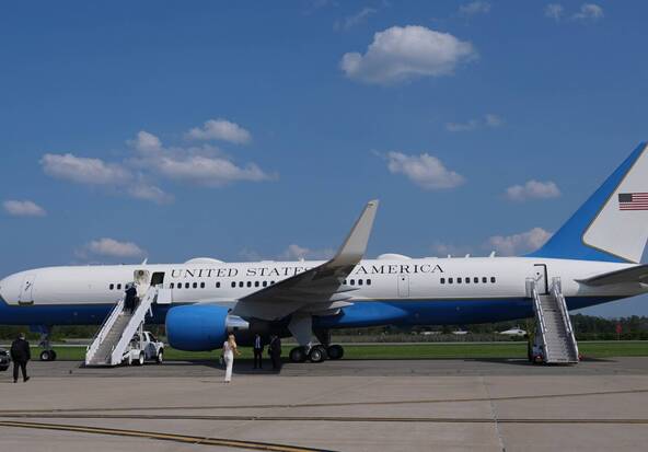 Otan: Trump avait changé d'avion en raison de menaces iraniennes