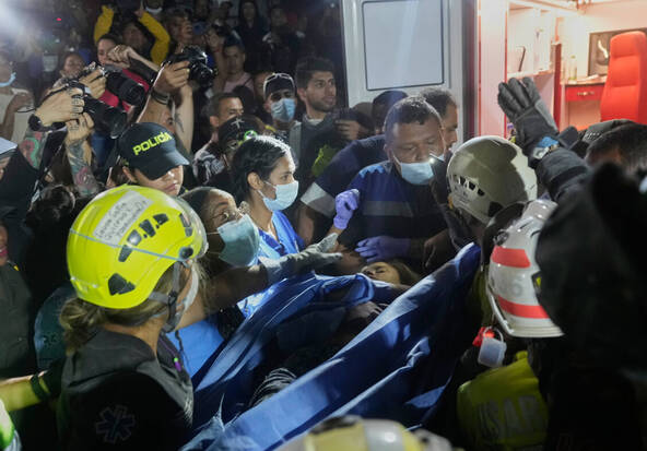 Séisme en Colombie: mort de la femme qui avait été secourue mardi