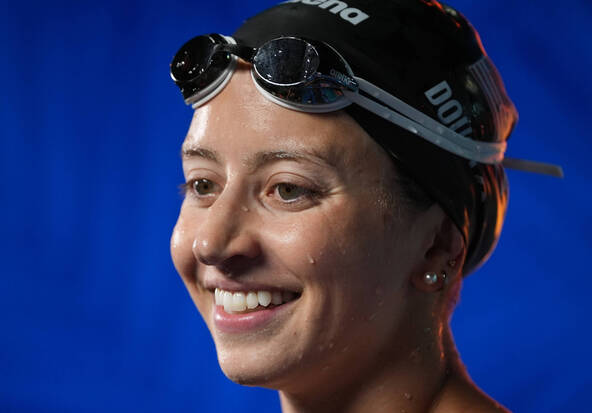 Deux records du 50 m libre en 24h pour Kate Douglass