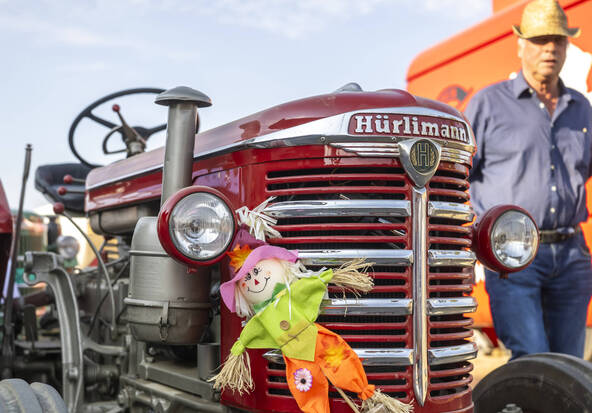 Des centaines de vieux tracteurs admirés à Vucherens (VD)